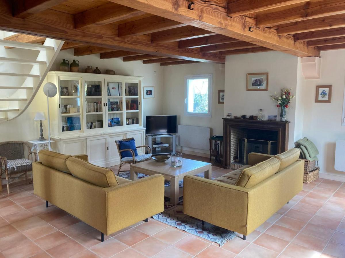 Charmante Maison A Sauzon Avec Grand Jardin, Proche Commerces Et Plage - Fr-1-418-82 Eksteriør billede